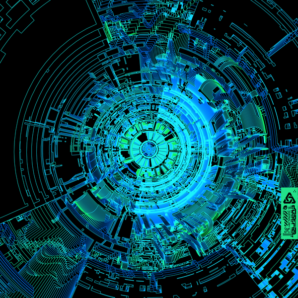 CORE LHC BLUE 2K WALLPAPER