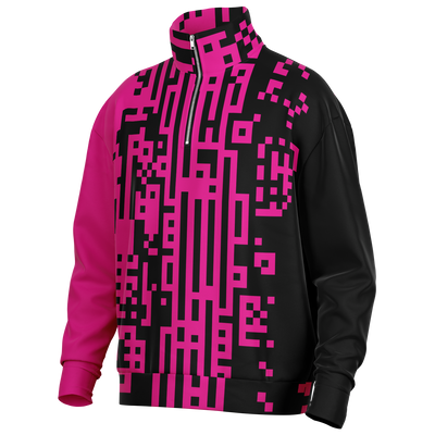 DEFRAG MAGENTIC HW-OS QZIP SWEATSHIRT