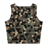 HEX CAMO SPORT CROP TOP-Dustrial