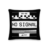 VHS NO SIGNAL MONO PILLOW