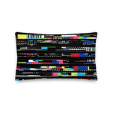 VHS NO SIGNAL CHROMA PILLOW