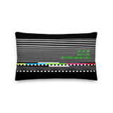 VHS NO SIGNAL MONO PILLOW
