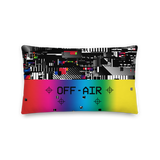 VHS NO SIGNAL CHROMA PILLOW