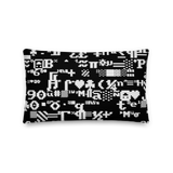 ASCII XERO THROW PILLOW