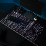MATRIX BLUE XL DESKPAD-XL DESKPAD-__label:NEW, cyberpunk, matrix, XL DESKPAD-Dustrial