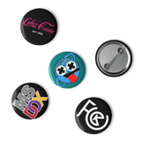 CYBERCRIME BUTTON SET-BUTTON SET-__label:NEW, BUTTON SET, cyber crime, cybercrime, cyberpunk-Dustrial