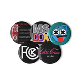 CYBERCRIME BUTTON SET-BUTTON SET-__label:NEW, BUTTON SET, cyber crime, cybercrime, cyberpunk-Dustrial