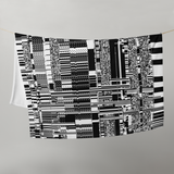 MACPAINT MONO THROW BLANKET