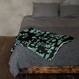 ASCII TERMINAL THROW BLANKET