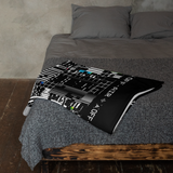 NO SIGNAL THROW BLANKET