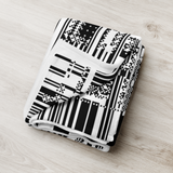 MACPAINT MONO THROW BLANKET