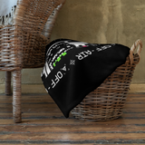 NO SIGNAL THROW BLANKET