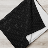 HEX AUTOMATA BLVCK THROW BLANKET