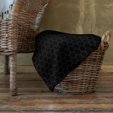 HEX AUTOMATA BLVCK THROW BLANKET