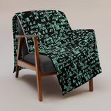 ASCII TERMINAL THROW BLANKET