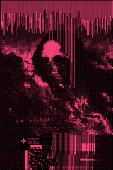 "MONA LISA CURSE" S-009 VAR. 0061 LIMITED PRINT-MATTE POSTER LE PRF-matte-poster-le-prf, mlcs009-Dustrial