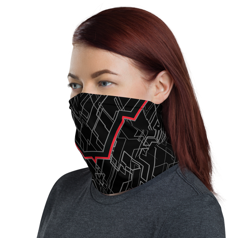 PROXIMA BLVCK NECK GAITER MASK-NECK GAITER-face mask, Facial Covering, NECK-GAITER, NECK-GAITER-PRF, PROXIMA-Dustrial