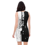 CMD & CTRL ULTRA BODYCON DRESS-BODYCON-__label:NEW, BODYCON, BODYCON-PRF, cyberpunk, MECH, mono-Dustrial