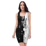 CMD & CTRL ULTRA BODYCON DRESS-BODYCON-__label:NEW, BODYCON, BODYCON-PRF, cyberpunk, MECH, mono-Dustrial