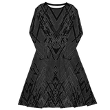MECH I MONO MIDI DRESS-MIDI DRESS-__label:NEW, MECH, MIDI DRESS, mono-Dustrial