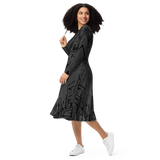 MECH I MONO MIDI DRESS-MIDI DRESS-__label:NEW, MECH, MIDI DRESS, mono-Dustrial