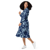 ASCII AZURE MIDI DRESS-MIDI DRESS-__label:NEW, cyber crime, cybercrime, cyberpunk, hacker, MIDI DRESS-Dustrial