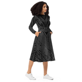 MECH I MONO MIDI DRESS-MIDI DRESS-__label:NEW, MECH, MIDI DRESS, mono-Dustrial