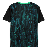 SILICON BLUE MEN'S AO SHIRT-AO SHIRT-AO-SHIRT, cyber crime, cybercrime, hacker, Prime tshirt-Dustrial