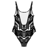 LOGIC I790K MONO BODYSUIT-BODYSUITS-__label:NEW, BODYSUIT, cyber crime, cybercrime, cyberpunk, hacker, mono, SWIMWEAR-BODYSUIT-Dustrial