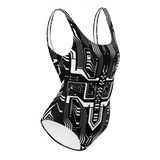 LOGIC I790K MONO BODYSUIT-BODYSUITS-__label:NEW, BODYSUIT, cyber crime, cybercrime, cyberpunk, hacker, mono, SWIMWEAR-BODYSUIT-Dustrial