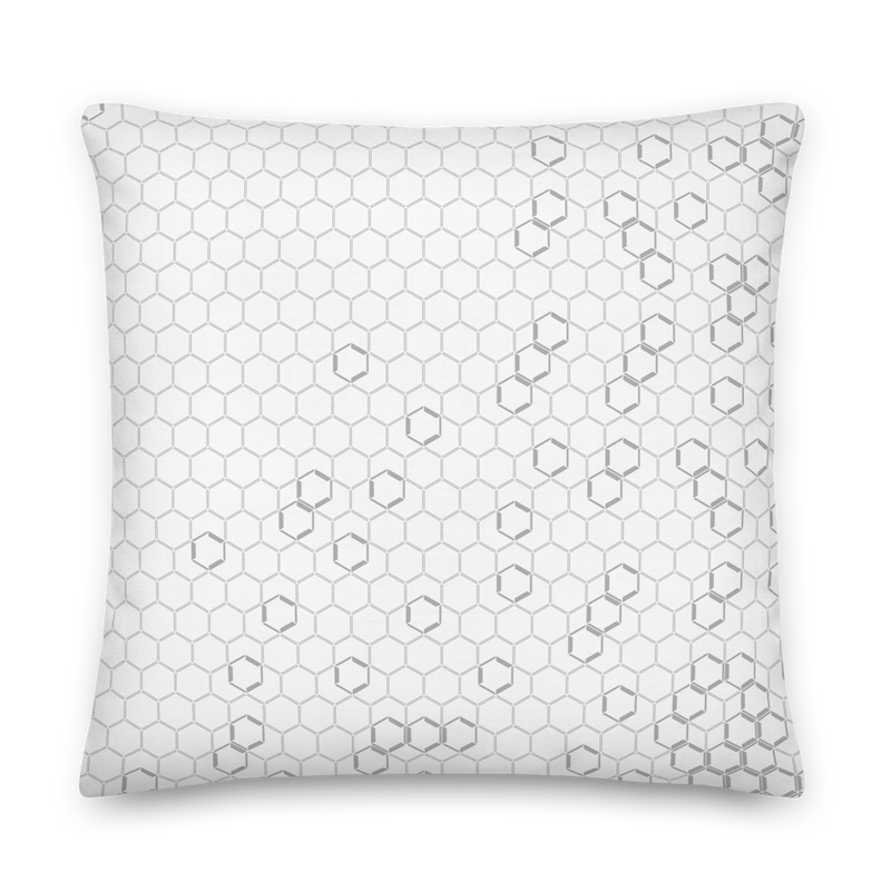 HEX AUTOMATA WIGHT PILLOW-SQUARE PILLOW-metric, PILLOW-Dustrial