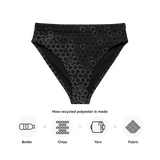 HEX AUTOMATA BLVCK ECO BIKINI BOTTOM-ECO BIKINI BOTTOM-__label:NEW, ECO-BIKINI-BOTTOM, green, metric, recycled fashion-Dustrial