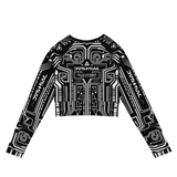 LOGIC I790K ECO LONG SLEEVE CROP TOP-ECO LS CROP TOP-__label:NEW, cyber crime, cybercrime, cyberpunk, ECO LS CROP TOP, hacker, Sale2K19-Dustrial