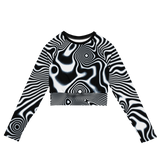 GRAVITON ECO LONG SLEEVE CROP TOP-ECO LS CROP TOP-__label:NEW, cosmosys, ECO, ECO LS CROP TOP, Festival Fashion, green, recycled fashion, Sale2K19-Dustrial