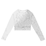HEX AUTOMATA WIGHT ECO LONG SLEEVE CROP TOP-ECO LS CROP TOP-__label:NEW, ECO LS CROP TOP, metric, Sale2K19-Dustrial
