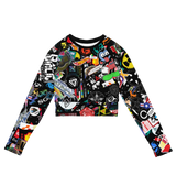 SLAPS ECO LONG SLEEVE CROP TOP-ECO LS CROP TOP-__label:NEW, cyber crime, cybercrime, cyberpunk, ECO LS CROP TOP, hacker, Sale2K19-Dustrial