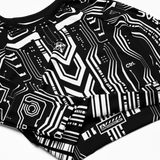 LOGIC I790K ECO LONG SLEEVE CROP TOP-ECO LS CROP TOP-__label:NEW, cyber crime, cybercrime, cyberpunk, ECO LS CROP TOP, hacker, Sale2K19-Dustrial