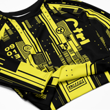 CMD & CTRL YELLOWJACKET ECO LONG SLEEVE CROP TOP-ECO LS CROP TOP-__label:NEW, ECO LS CROP TOP, MECH, Sale2K19-Dustrial