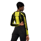 CMD & CTRL YELLOWJACKET ECO LONG SLEEVE CROP TOP-ECO LS CROP TOP-__label:NEW, ECO LS CROP TOP, MECH, Sale2K19-Dustrial