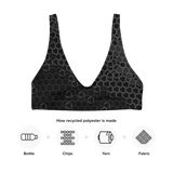 HEX AUTOMATA BLVCK ECO BIKINI TOP-ECO BIKINI TOP-__label:NEW, ECO-BIKINI-TOP, green, metric, recycled fashion-Dustrial