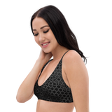 HEX AUTOMATA BLVCK ECO BIKINI TOP-ECO BIKINI TOP-__label:NEW, ECO-BIKINI-TOP, green, metric, recycled fashion-Dustrial