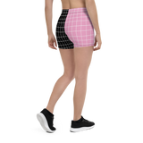 LOW-POLY BLACK PINK SHORTS-SHORTS-cyber crime, cybercrime, Festival Fashion, hacker, SHORTS, SHORTS-AO-PRF-Dustrial