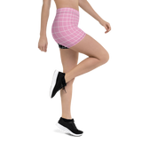 LOW-POLY BLACK PINK SHORTS-SHORTS-cyber crime, cybercrime, Festival Fashion, hacker, SHORTS, SHORTS-AO-PRF-Dustrial