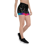 VHS RETROGRADE SHORTS-SHORTS-Festival Fashion, off air, SHORTS, SHORTS-AO-PRF-Dustrial