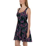 POISON IVY SKATER DRESS-SKATER DRESS-cosmosys, Festival Fashion, SKATER-DRESS, SKATER-DRESS-PRF-Dustrial