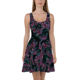 POISON IVY SKATER DRESS-SKATER DRESS-cosmosys, Festival Fashion, SKATER-DRESS, SKATER-DRESS-PRF-Dustrial
