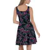 POISON IVY SKATER DRESS-SKATER DRESS-cosmosys, Festival Fashion, SKATER-DRESS, SKATER-DRESS-PRF-Dustrial