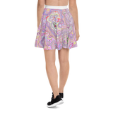 PRIMORDIAL PLUR SKATER SKIRT-SKATER SKIRT-arch, cosmosys, Festival Fashion, SKATER SKIRT PRF, SKATER-SKIRT-Dustrial