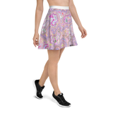 PRIMORDIAL PLUR SKATER SKIRT-SKATER SKIRT-arch, cosmosys, Festival Fashion, SKATER SKIRT PRF, SKATER-SKIRT-Dustrial