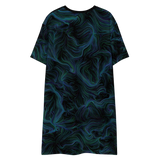 PRIMORDIAL CHAOS AO T-SHIRT DRESS-AO T-SHIRT DRESS-AO-T-SHIRT-DRESS, cosmosys, Festival Fashion, T-SHIRT-DRESS-PRF-Dustrial